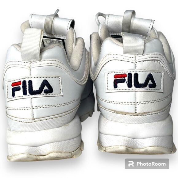 FILA Disruptor Sneakers Men Size 7 White Shoe Chunky - Picture 4 of 9